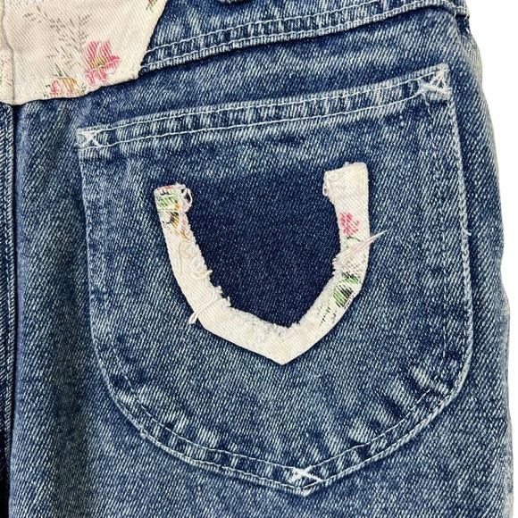 Vintage Bugle Boy Acid Washed Mom Jeans Cropped - Picture 9 of 10